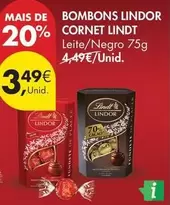 Lindt - Bombons Lindor Cornet