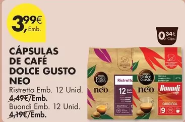 Buondi - Cápsulas De Café Dolce Gusto