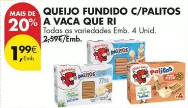 A Vaca que ri - Queijo Fundido C/ Palitos A Vaca