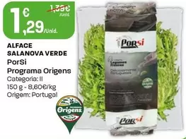 Porsi - Alface Salanova Verde