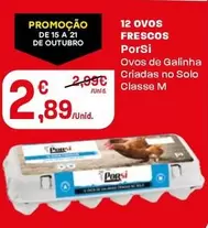Porsi - Ovos De Galinha Criadas No Solo Classe M