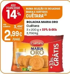 Cuétara - Bolacha Maria Oro