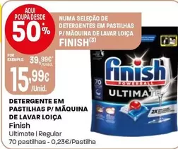 Finish - Detergente Em Pastilhas P/Maquina De Lavar Loica