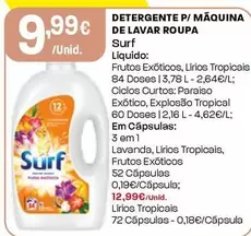 Surf - Detergente P/ Maquina De Lavar Roupa