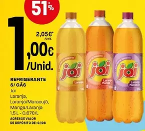 Joi - Refrigerante S/Gas