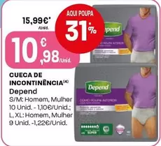 Depend - Cueca De Incontinencia