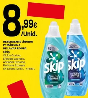 Skip - Detergente Líquido P/Maquina De Lavar Roupa