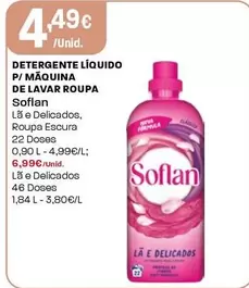 Soflan - Detergente Líquido P/ Maquina De Lavar Roupa