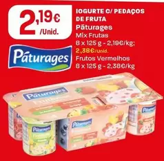 Páturages - Iogurte C/ Pedacos De Fruta