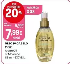 Ogx - Óleo P/ Cabelo