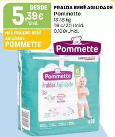 Pommette - Fralda Bebe Agilidade