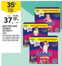 Dodot - Box Fraldas Activity