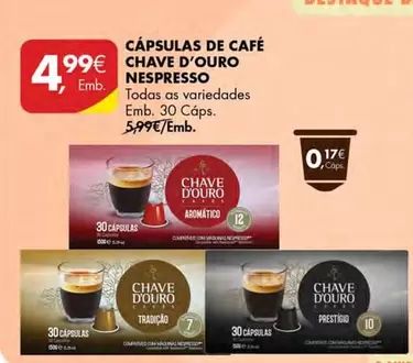 Nespresso - Cápsulas De Café Chave D'Ouro