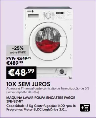 Maquina Lavar Roupa 3f-8514tl