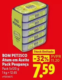 Bom Petisco - Atum Em Azeite Pack Poupança