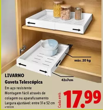 Gaveta Telescopica