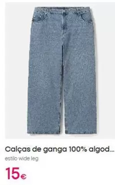 Calças De Ganga 100% Algod
