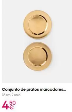 Conjunto De Pratos Marcadores