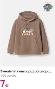 .Com - Sweatshirt com capuz para rapa