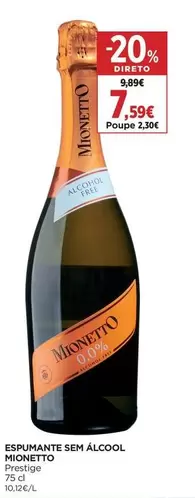 Mionetto - Espumante Sem Alcool