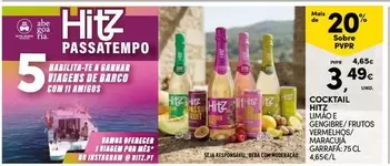 A+ - Cocktail Hitz Gengibre / Frutos Vermelhoys