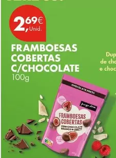 .Com - Framboesas Cobertas C/chocolate