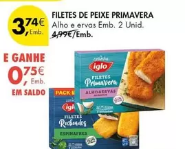 Iglo - Filetes De Peixe Primavera