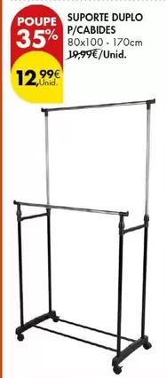 Suporte Duplo P/cabides
