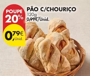 Pão C/chourico