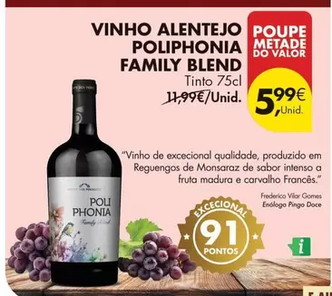 Valor - Vinho Alentejo Poliphonia