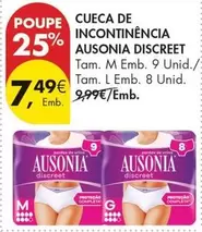 Ausonia - Cueca De Incontinencia Discreet