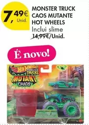 Monster - Truck Caos Mutante Hot Wheels