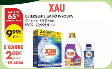 Xau - Detergente Em Po P/Roupa