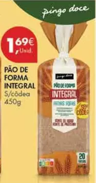 pingo doce - Pao De Forma Integral