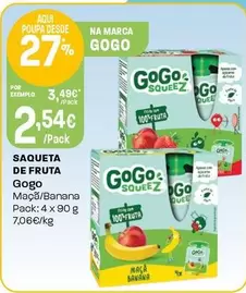 Gogo Squeez - Saqueta De Fruta