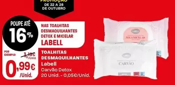 Labell - Toalhitas Desmaquillantes