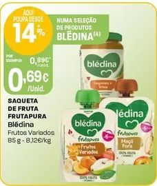 Blédina - Saqueta De Fruta Frutapura