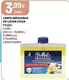 Finish - Limpa Maquinas De Lavar Loica
