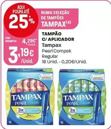 Tampax - Tampao C/Aplicador