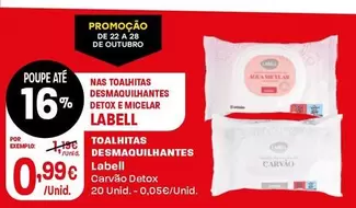 Labell - Toalhitas Desmaquilhantes