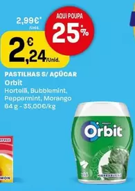 Orbit - Pastilhas S/ Açúcar