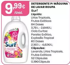 Surf - Detergente P/Maquina De Lavar Roupa