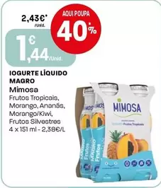 Mimosa - Iogurte Liquido Magro