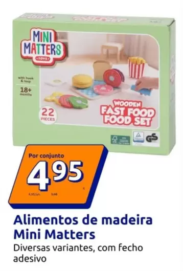 Mini Matters - Alimentos De Madeira