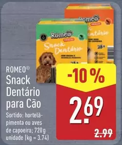 Romeo - Snack Dentário Para Cao
