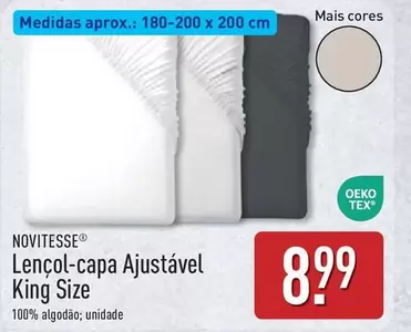 Lencol-Capa Ajustavel King Size