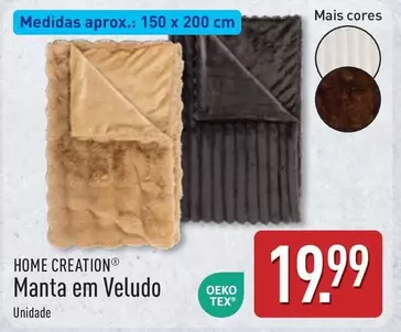 home creation - Manta em Veludo