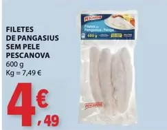 Pescanova - Filetes De Pangasius Sem Pele