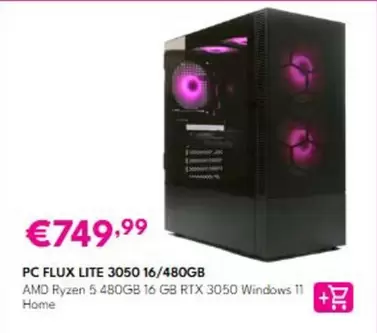 Pc Flux Lite 3050 16/ 480gb