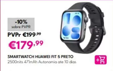 Huawei - Smartwatch Fit 5 Preto